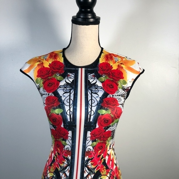 Clover Canyon Cigar Granny Flower Print Dress XS - Picture 4 of 8